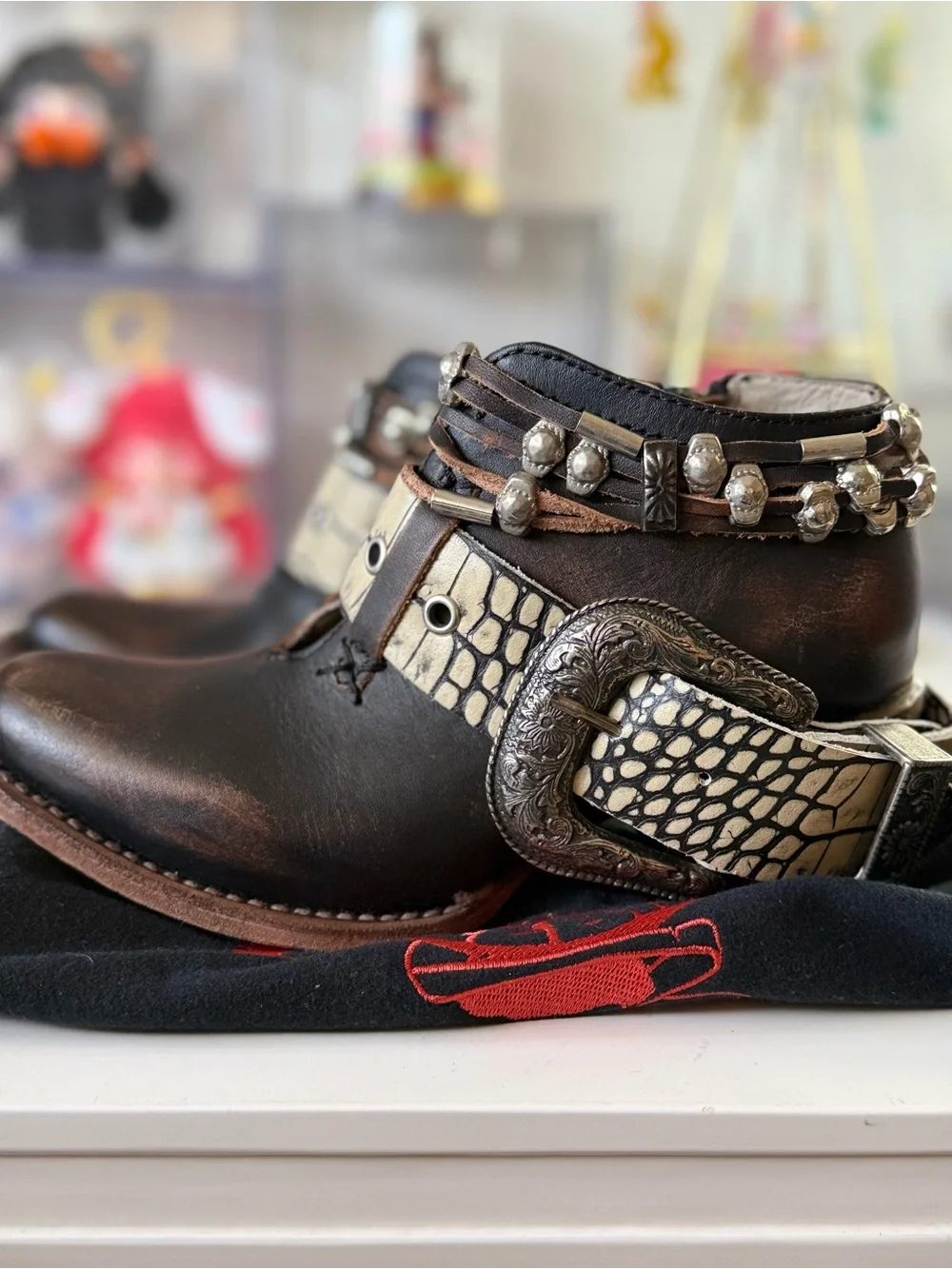 FREEBIRD Salon Black Leather Bootie. Size 5!